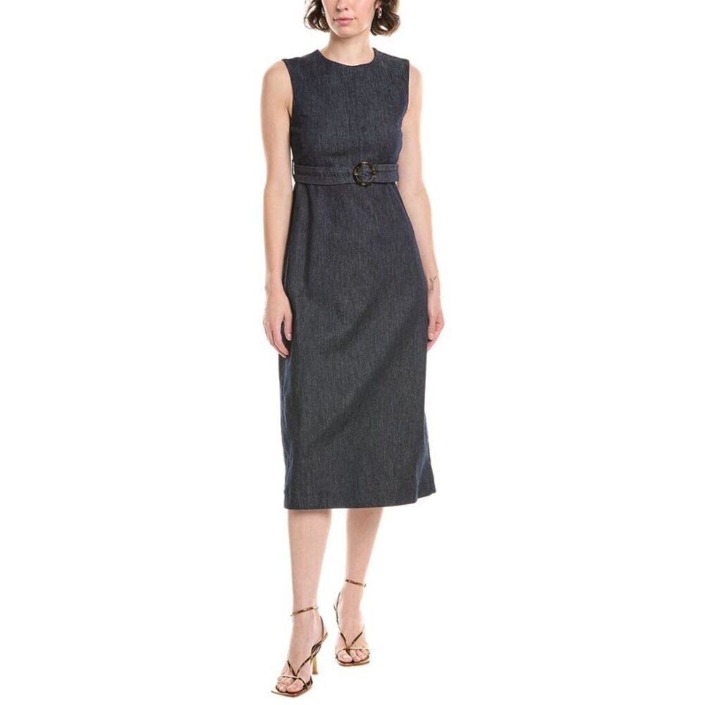 'S Max Mara Womens S Max Mara Lucilia Midi Dress, Blue